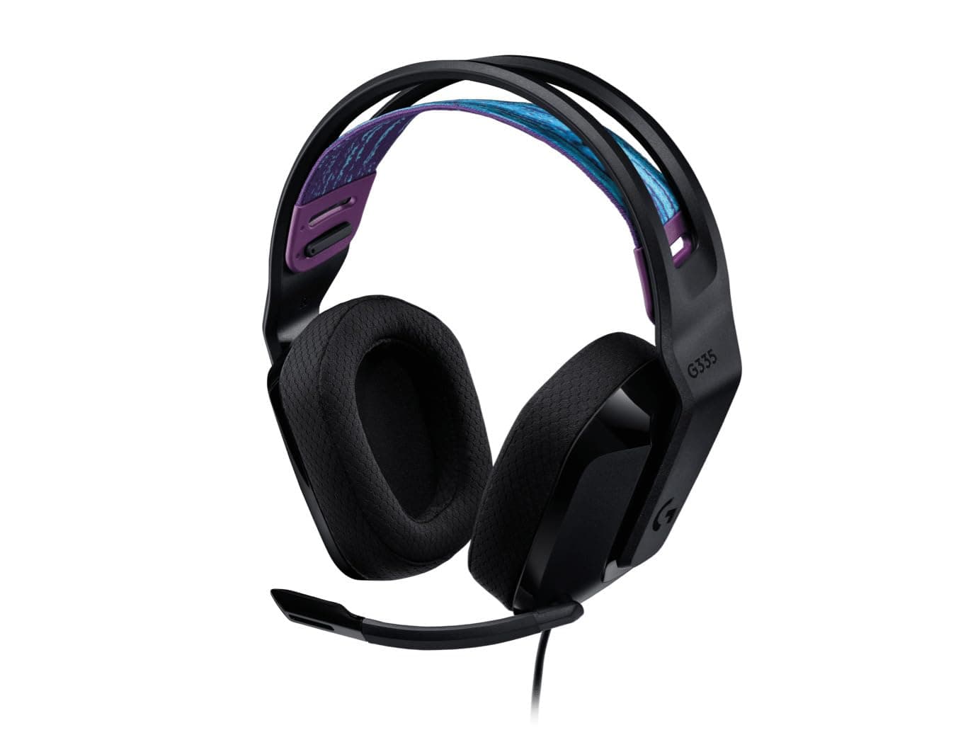 Logitech G335 Wired Gaming Headset, with Microphone, 3.5mm Audio Jack, Comfortable Memory Foam Earpads, Lightweight, Compatible with PC, PlayStation, Xbox, Nintendo Switch - Black - Image 1
