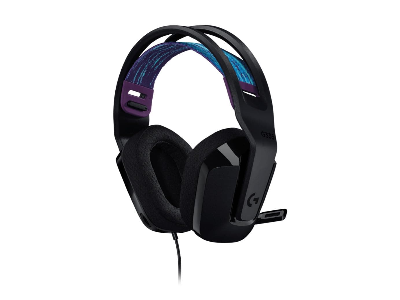 Logitech G335 Wired Gaming Headset, with Microphone, 3.5mm Audio Jack, Comfortable Memory Foam Earpads, Lightweight, Compatible with PC, PlayStation, Xbox, Nintendo Switch - Black - Image 3
